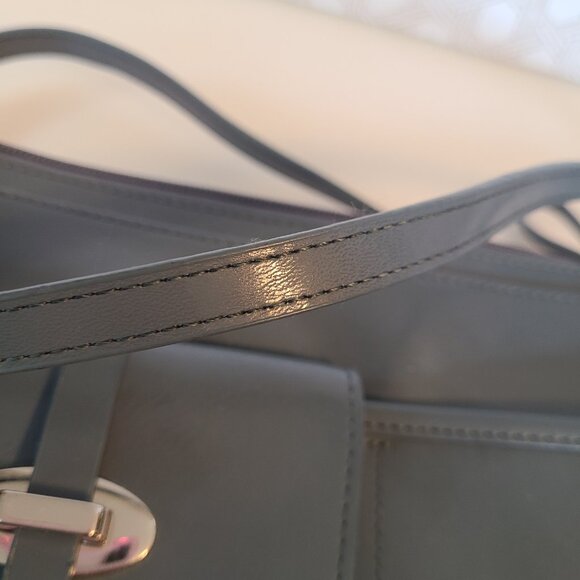 Vintage Nine West Sage Blue Crossbody Bag with Straps - Picture 12 of 12